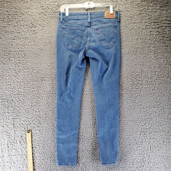 Levis Jeans Womens 27 Blue 711 Skinny Stretch Denim - Picture 11 of 13